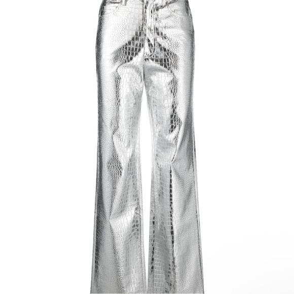 New rotate birger christensen croc silver pants! - Picture 3 of 4